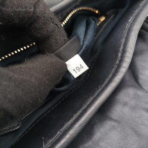 Pre-owned Miu Miu Coffer Matelasse Black Leather shoulderbag | stylenewstar