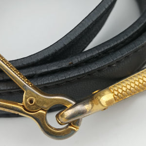 Pre-owned Miu Miu Coffer Matelasse Black Leather shoulderbag | stylenewstar