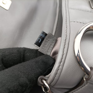 Pre-owned Gucci Horsebit Grey Leather 764339 shoulderbag | stylenewstar