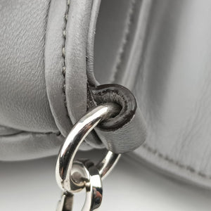 Pre-owned Gucci Horsebit Grey Leather 764339 shoulderbag | stylenewstar