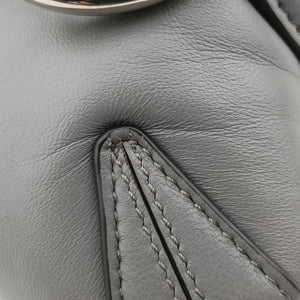 Pre-owned Gucci Horsebit Grey Leather 764339 shoulderbag | stylenewstar