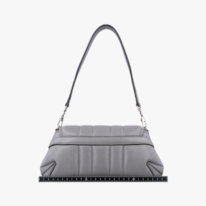Pre-owned Gucci Horsebit Grey Leather 764339 shoulderbag | stylenewstar