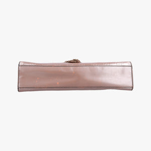 Pre-owned Gucci Emily Pink Patent Leather 295402 shoulderbag | stylenewstar