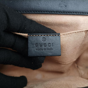Vintage Gucci Padlock Black Leather 409487 shoulderbag | stylenewstar