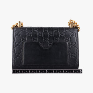 Vintage Gucci Padlock Black Leather 409487 shoulderbag | stylenewstar