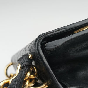 Vintage Gucci Padlock Black Leather 409487 shoulderbag | stylenewstar