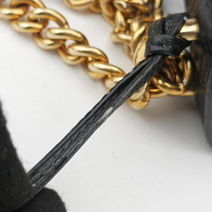 Vintage Gucci Padlock Black Leather 409487 shoulderbag | stylenewstar