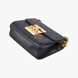 Vintage Gucci Padlock Black Leather 409487 shoulderbag | stylenewstar