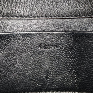 Pre-owned Chloe Nile Minaudiere Black Leather shoulderbag | stylenewstar