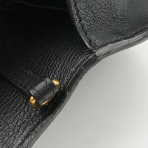 Pre-owned Chloe Nile Minaudiere Black Leather shoulderbag | stylenewstar