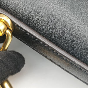 Pre-owned Chloe Nile Minaudiere Black Leather shoulderbag | stylenewstar