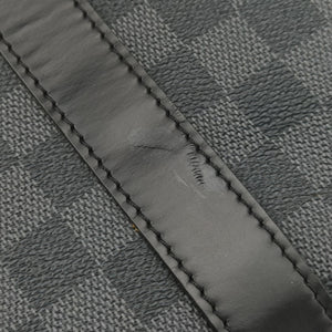 Pre-owned Louis Vuitton Keepall Bandouliere 45 Noir Damier Graphite N41418 shoulderbag | stylenewstar