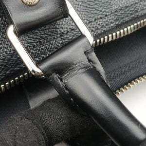 Pre-owned Louis Vuitton Keepall Bandouliere 45 Noir Damier Graphite N41418 shoulderbag | stylenewstar