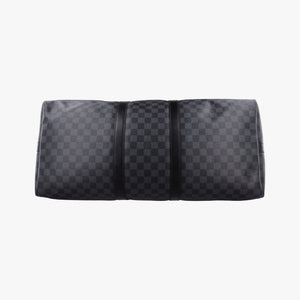 Pre-owned Louis Vuitton Keepall Bandouliere 45 Noir Damier Graphite N41418 shoulderbag | stylenewstar
