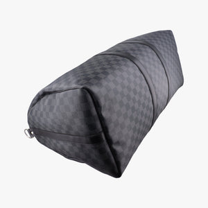 Pre-owned Louis Vuitton Keepall Bandouliere 45 Noir Damier Graphite N41418 shoulderbag | stylenewstar