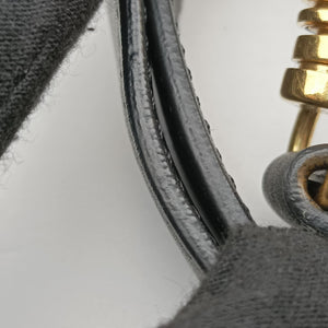 Pre-owned Celine Trapeze Brown×Black×Blue Suede × leather shoulderbag | stylenewstar