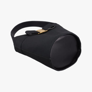 Pre-owned Ferragamo Vara Black fabric handbag | stylenewstar