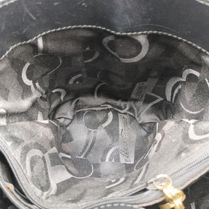 Pre-owned Ferragamo Vara Black fabric handbag | stylenewstar