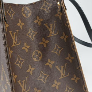 Pre-owned Louis Vuitton On the Go MM Monogram/Brown Monogram Canvas M45321 shoulderbag | stylenewstar