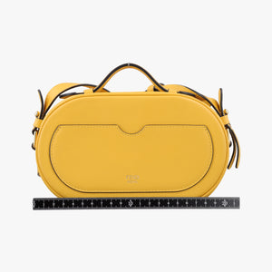 Secondhand Fendi Aurock Camera Case Mini Yellow Suede × Leather 8BS058 shoulderbag | stylenewstar