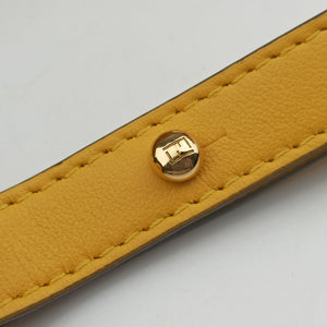 Secondhand Fendi Aurock Camera Case Mini Yellow Suede × Leather 8BS058 shoulderbag | stylenewstar