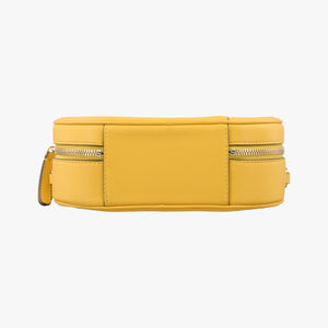 Secondhand Fendi Aurock Camera Case Mini Yellow Suede × Leather 8BS058 shoulderbag | stylenewstar
