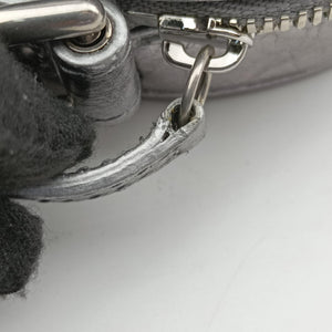 Vintage Balenciaga Heart mini Silver Lambskin shoulderbag | stylenewstar