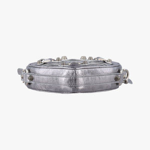 Vintage Balenciaga Heart mini Silver Lambskin shoulderbag | stylenewstar