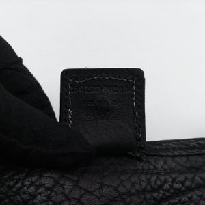 Pre-owned Yves Saint Laurent Vavin Black Leather 150273 shoulderbag | stylenewstar