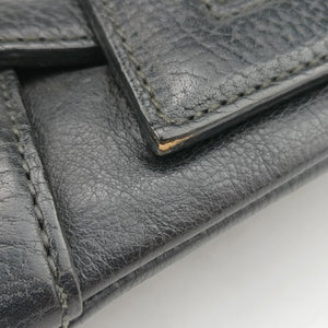 Pre-owned Yves Saint Laurent Vavin Black Leather 150273 shoulderbag | stylenewstar