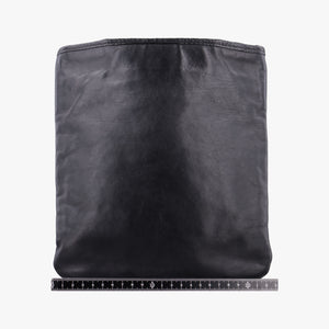 Pre-owned Yves Saint Laurent Vavin Black Leather 150273 shoulderbag | stylenewstar