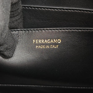Pre-owned Ferragamo Archive Black Leather shoulderbag | stylenewstar