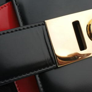 Pre-owned Ferragamo Archive Black Leather shoulderbag | stylenewstar