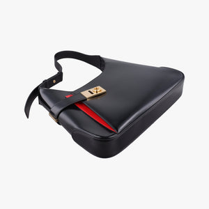 Pre-owned Ferragamo Archive Black Leather shoulderbag | stylenewstar