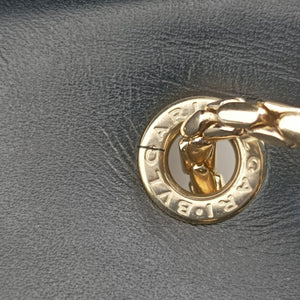 Pre-owned Bvlgari SERPENTI FOREVER Silver Enamel shoulderbag | stylenewstar