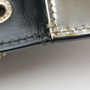 Pre-owned Bvlgari SERPENTI FOREVER Silver Enamel shoulderbag | stylenewstar