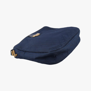 Pre-owned Christian Dior Trotter Navy Oblique Jacquard Canvas × Leather shoulderbag | stylenewstar