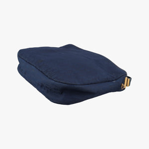 Pre-owned Christian Dior Trotter Navy Oblique Jacquard Canvas × Leather shoulderbag | stylenewstar