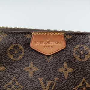 Secondhand Louis Vuitton Multi Pochette Accessoir brown×khaki Monogram Canvas M44813 shoulderbag | stylenewstar