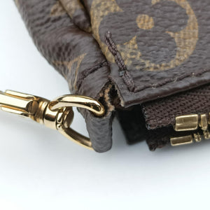 Secondhand Louis Vuitton Multi Pochette Accessoir brown×khaki Monogram Canvas M44813 shoulderbag | stylenewstar