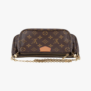 Secondhand Louis Vuitton Multi Pochette Accessoir brown×khaki Monogram Canvas M44813 shoulderbag | stylenewstar