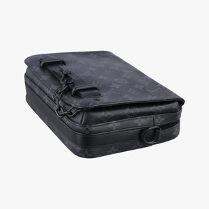 Pre-owned Louis Vuitton Steamer Messenger BLACK Monogram Eclipse M45585 shoulderbag | stylenewstar