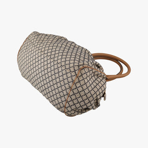Pre-owned Gucci Sukey GUCCISSIMA Brown x Beige canvas×leather 223974 shoulderbag | stylenewstar