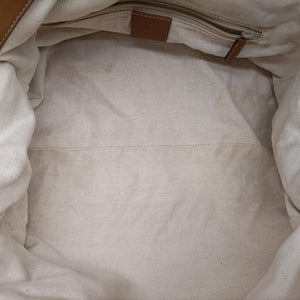 Pre-owned Gucci Sukey GUCCISSIMA Brown x Beige canvas×leather 223974 shoulderbag | stylenewstar