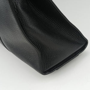 Pre-owned Gucci Sherry (Web) Black Leather 429036 shoulderbag | stylenewstar