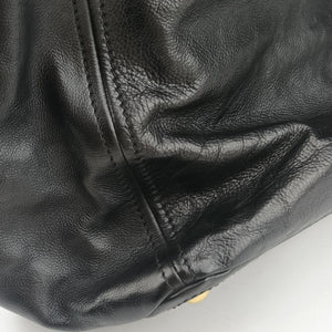 Pre-owned Prada Soft Shopping Black Leather shoulderbag | stylenewstar