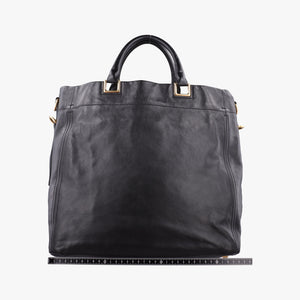 Pre-owned Prada Soft Shopping Black Leather shoulderbag | stylenewstar