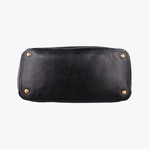Pre-owned Prada Soft Shopping Black Leather shoulderbag | stylenewstar