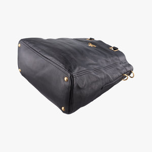Pre-owned Prada Soft Shopping Black Leather shoulderbag | stylenewstar