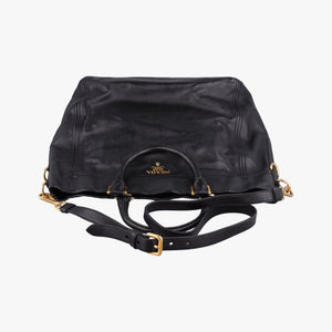 Pre-owned Prada Soft Shopping Black Leather shoulderbag | stylenewstar